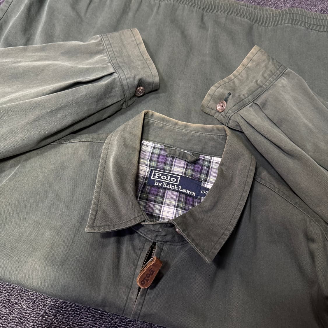 폴로 그린 레드 빈티지 자켓 상품이미지9