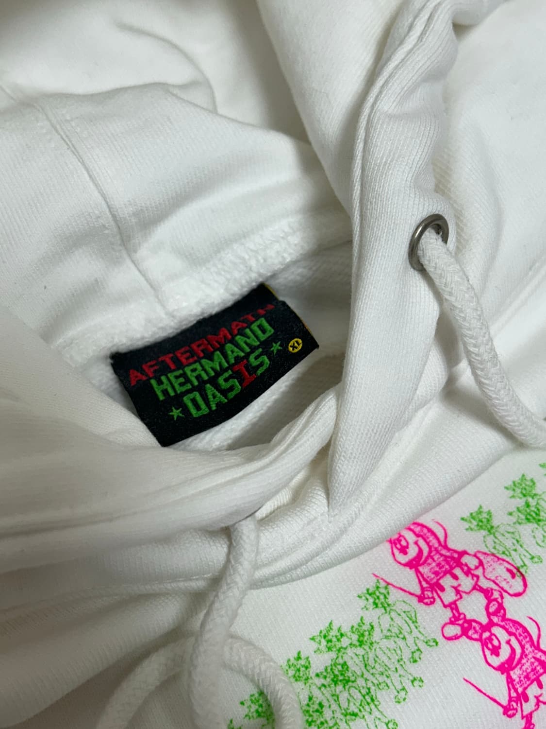 애프터매스 데드캣 후디 오프화이트 상품이미지5