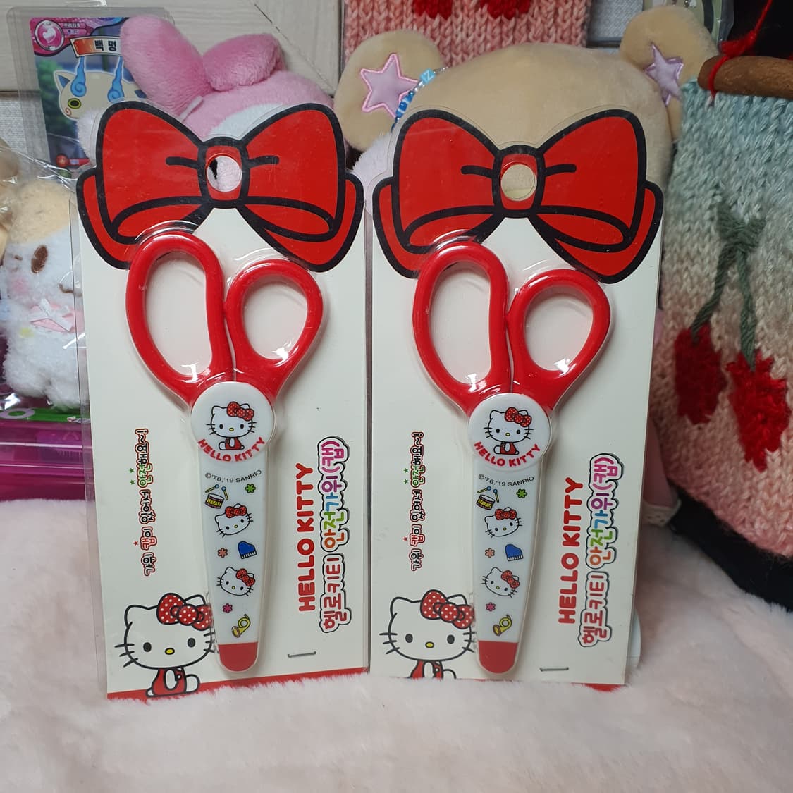 미개봉) 고전 헬로키티 키티 캐릭터 안전가위 산리오 빈티지 고전문구 상품이미지1