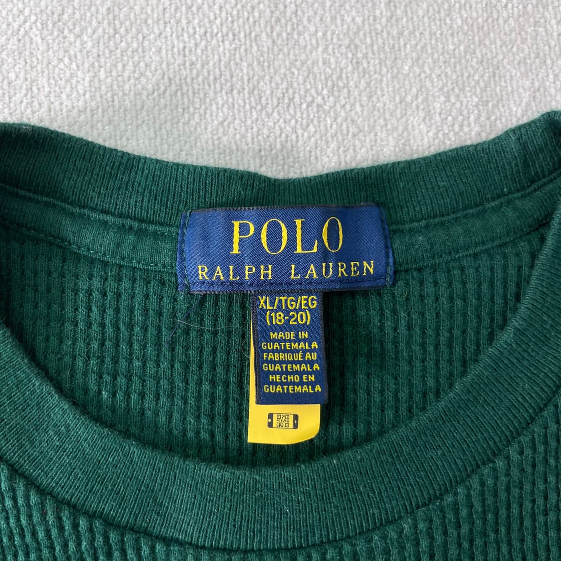 95 폴로랄프로렌 신형라벨 와플 긴팔 티셔츠 상품이미지4