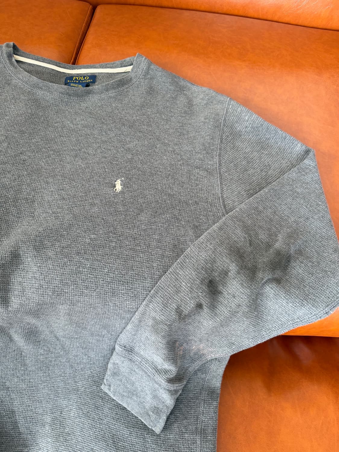 폴로 와플 롱슬리브 그레이 상품이미지9