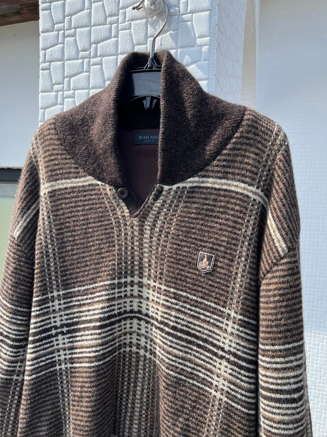 빈티지 빈폴 00s 스웨이드 니트 (105~110사이즈) 상품이미지2