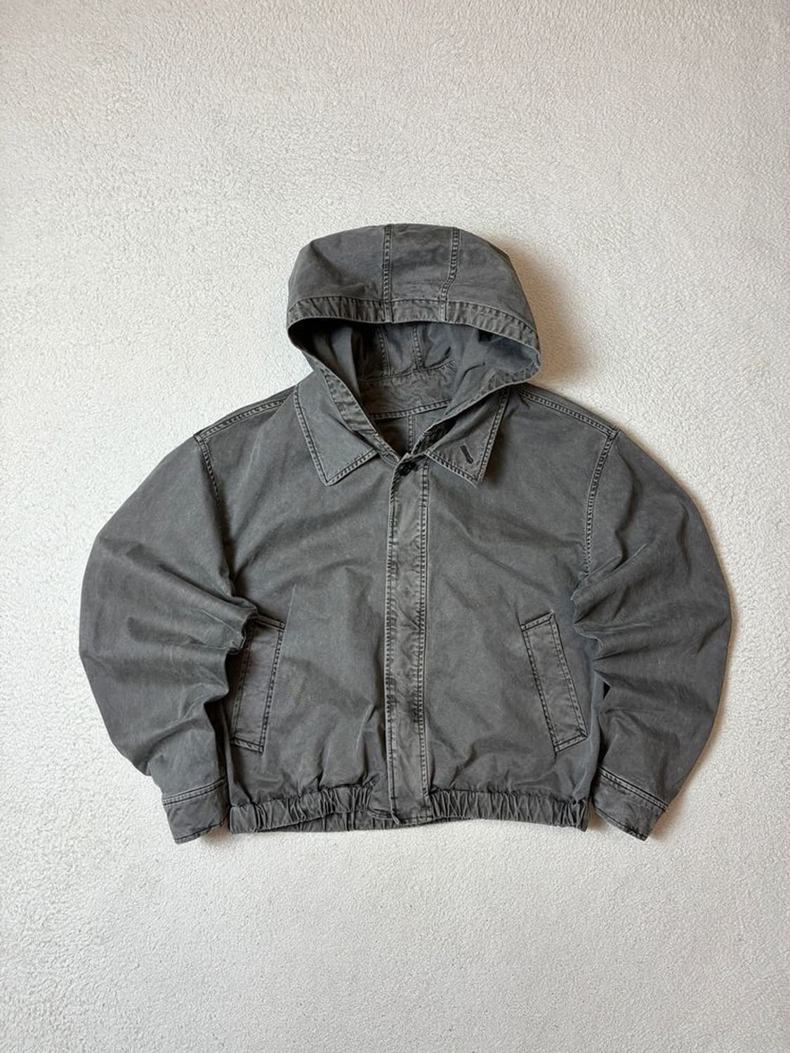 coor 쿠어 워시드 디테처블 크롭 후드 점퍼 PN7909 상품이미지1