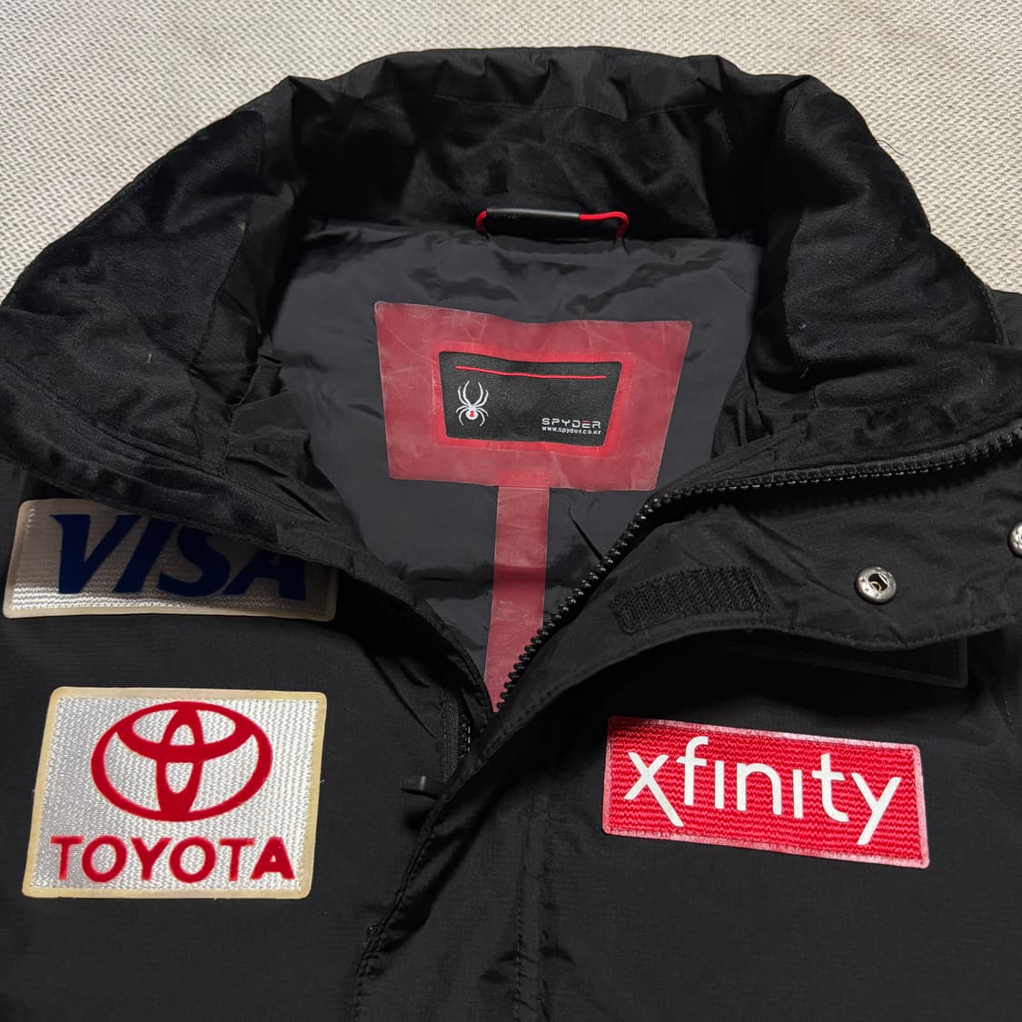 스파이더 US 스키팀 패딩조끼 상품이미지3