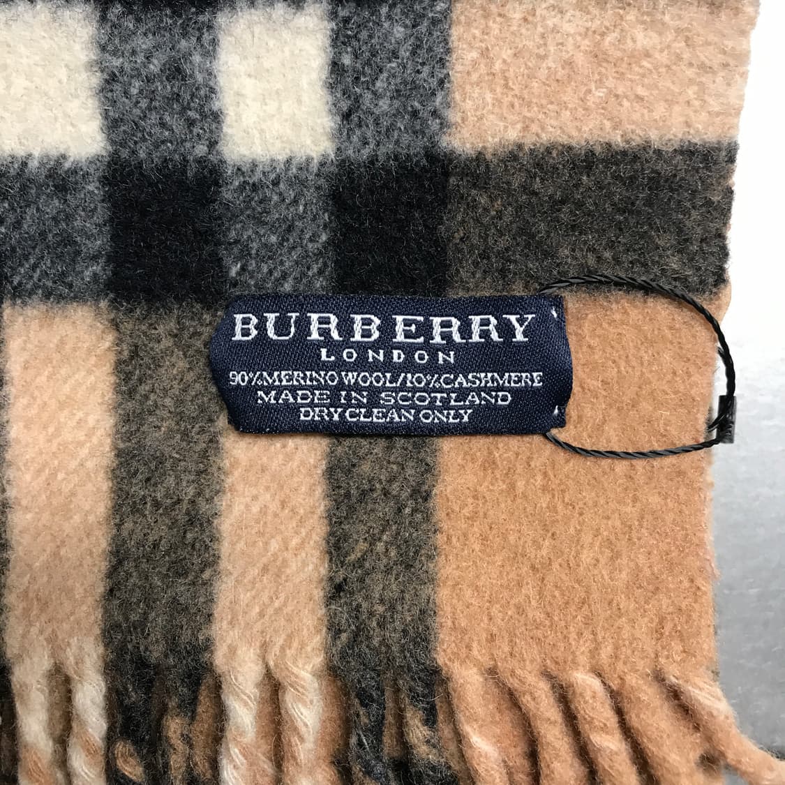 버버리 정품 울/캐시미어 머플러 베이지 상품이미지3