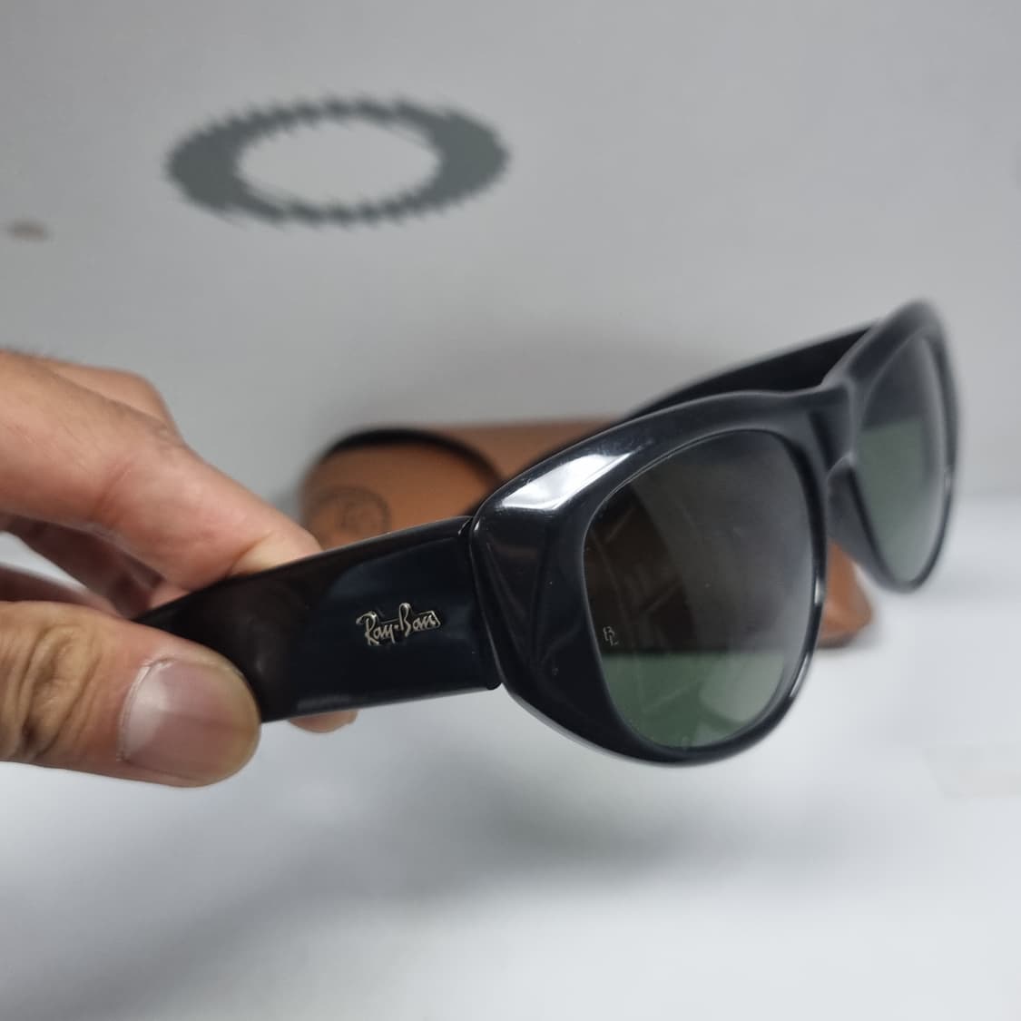 1980's 레이밴 데코 블랙 선글라스 상품이미지6