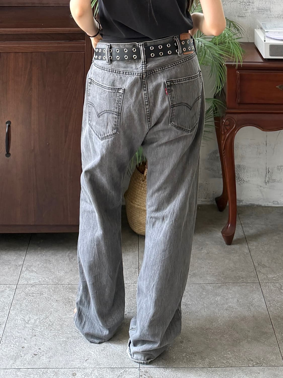 리바이스 501 흑청 상품이미지4