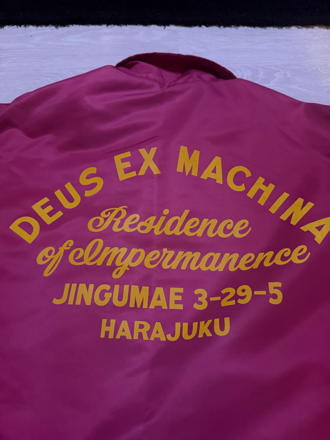 데우스 도쿄 하라주쿠 코치자켓 판매합니다! 상품이미지4