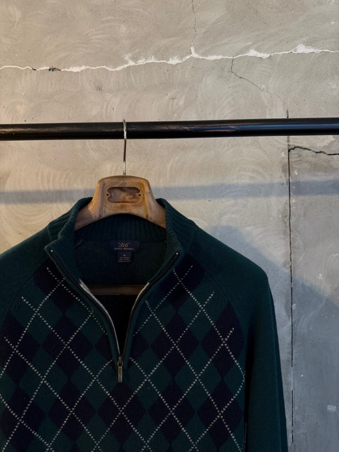 브룩스 브라더스 짚업 니트 100 상품이미지4