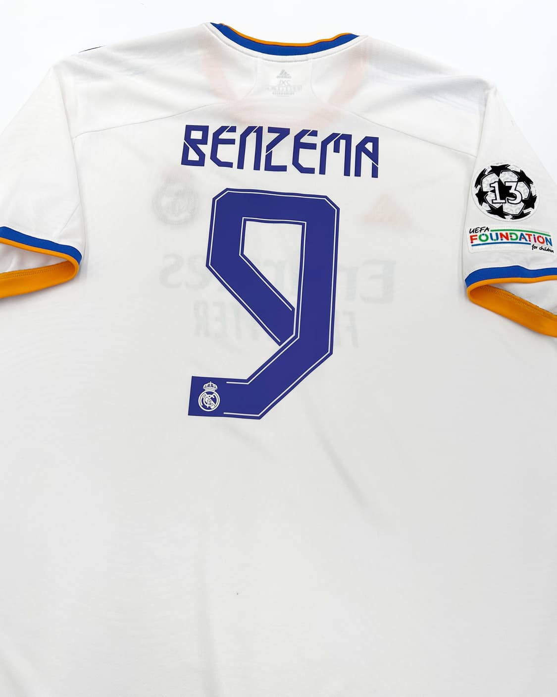 아디다스 21-22 레알 마드리드 홈 챔스 파이널킷 벤제마 상품이미지1