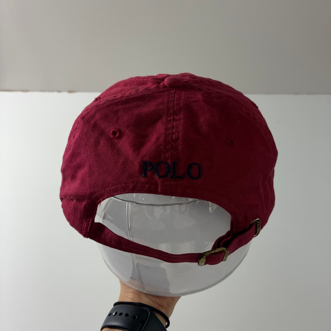 Polo  폴로 랄프로렌 아이코닉 코튼 버건디 볼캡  상품이미지3