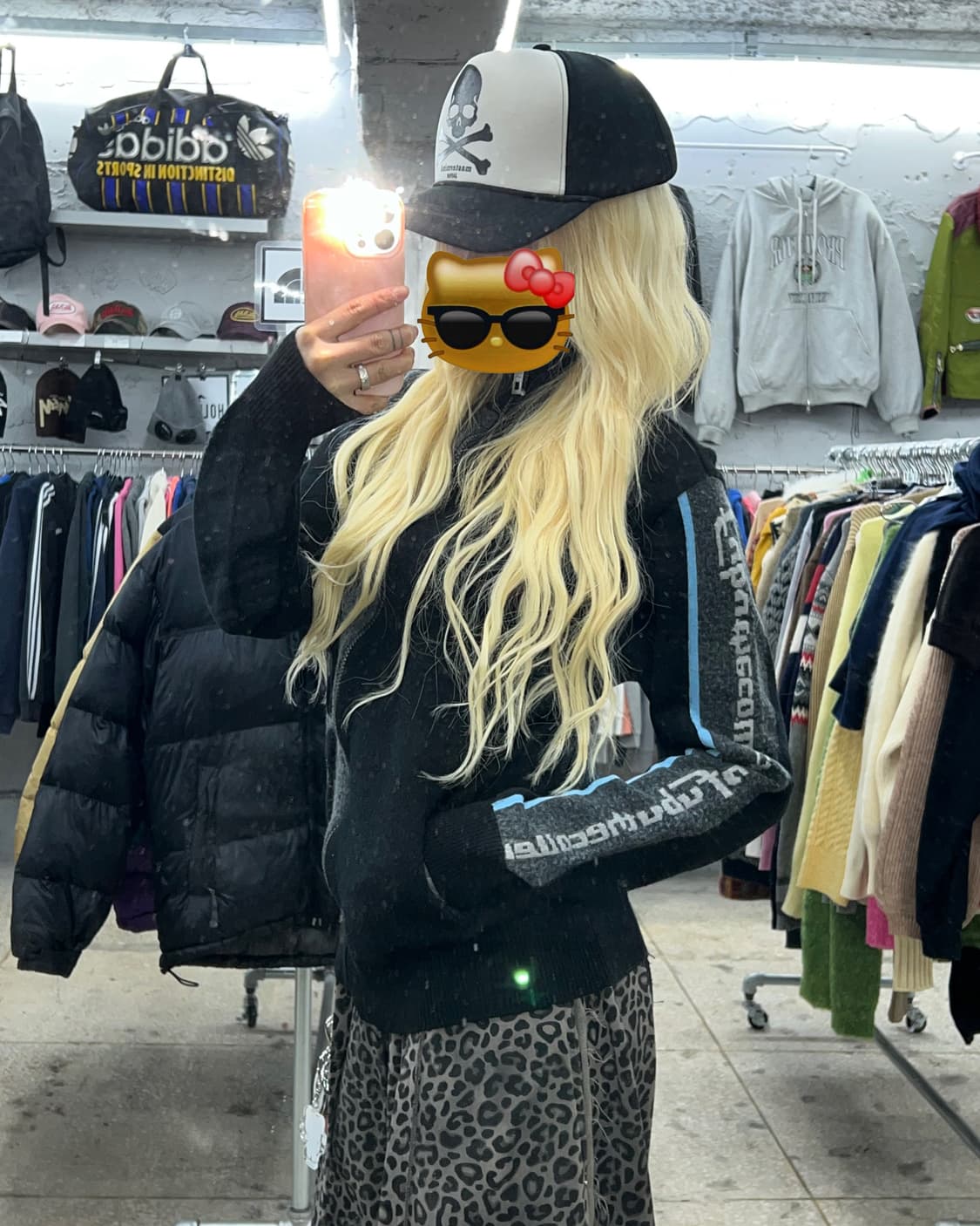 착샷O 후부 니트집업 상품이미지4