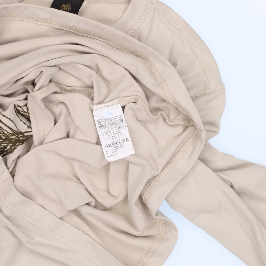 [105] 코오롱스포츠 로고 라운드 긴팔티 0112J 상품이미지4