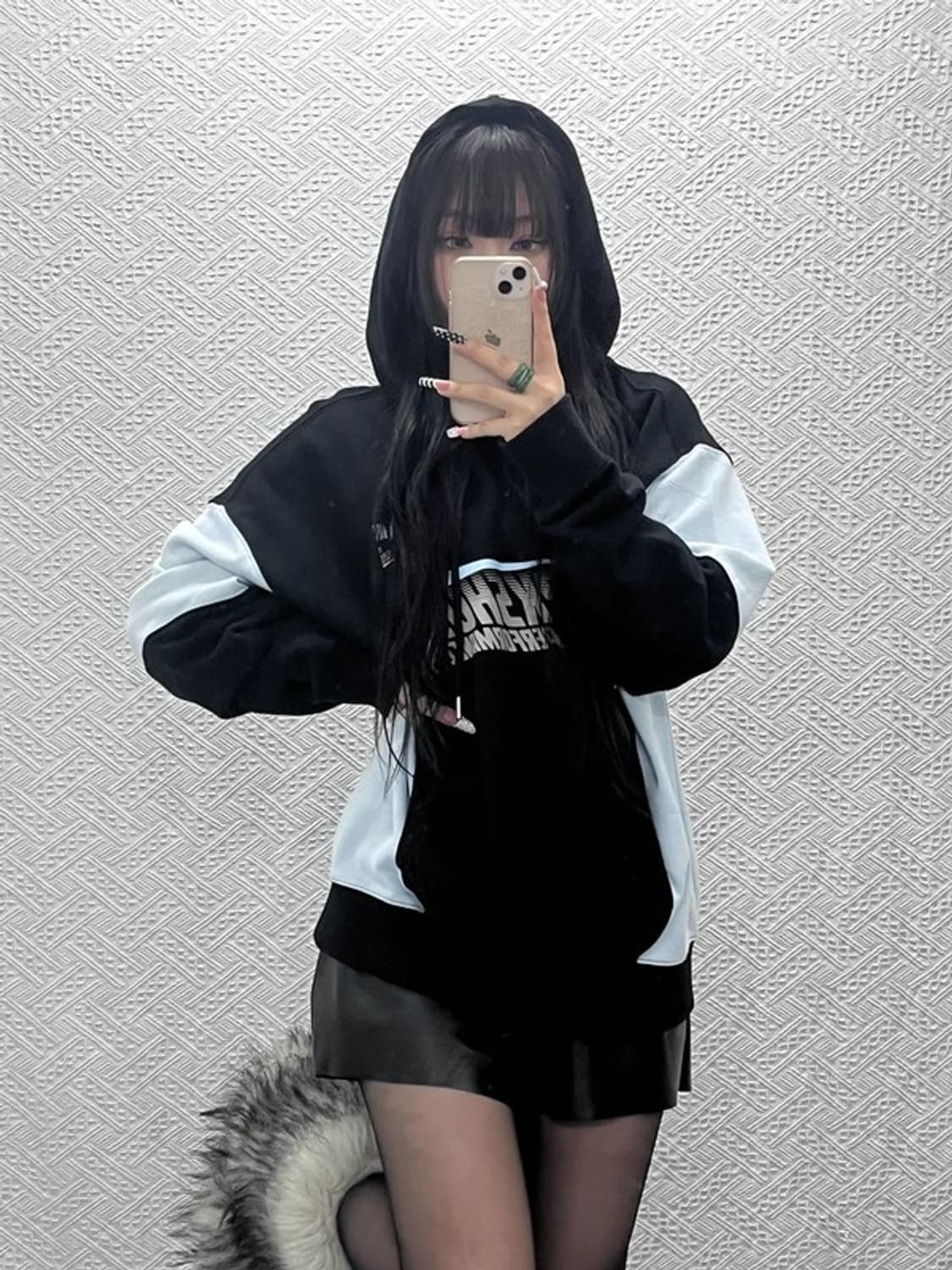 트래블 워크샵 유니폼 콤비네이션 키치 펑크 후드티 L C10230 상품이미지2