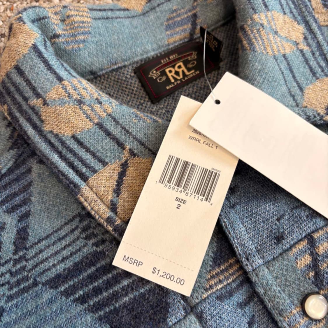 44-55더블알엘 rrl 나바호 여성자켓 navajo 상품이미지3