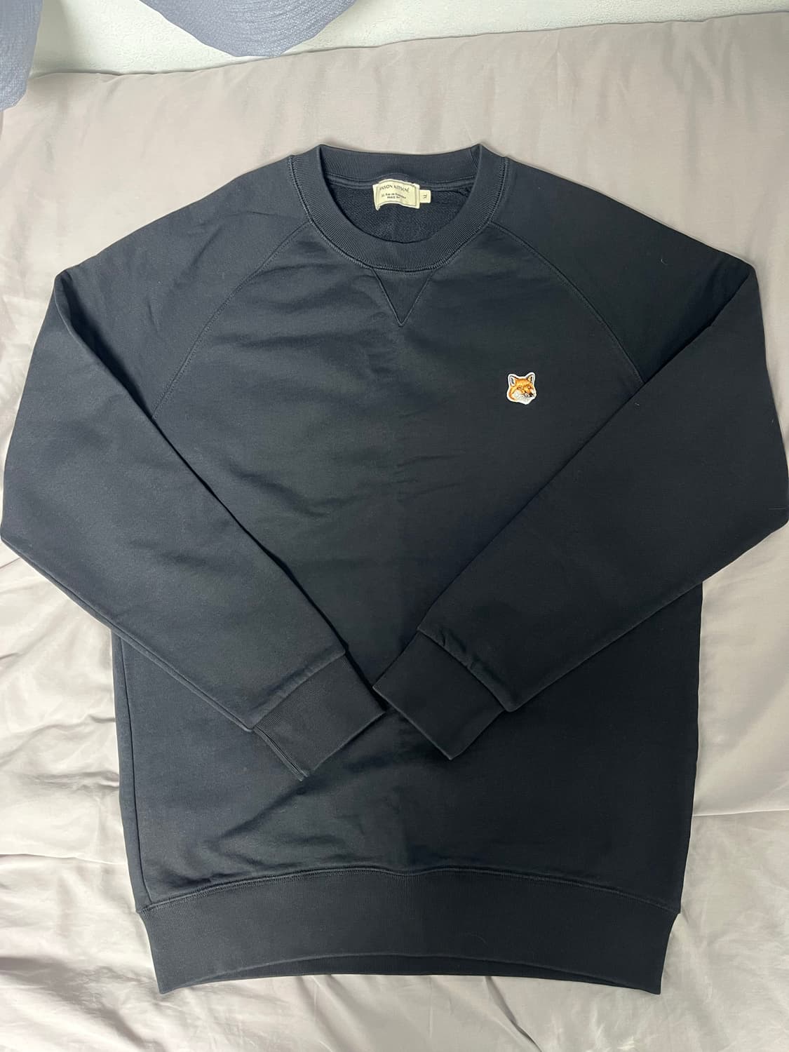 메종키츠네 맨투맨 블랙 xl 상품이미지1