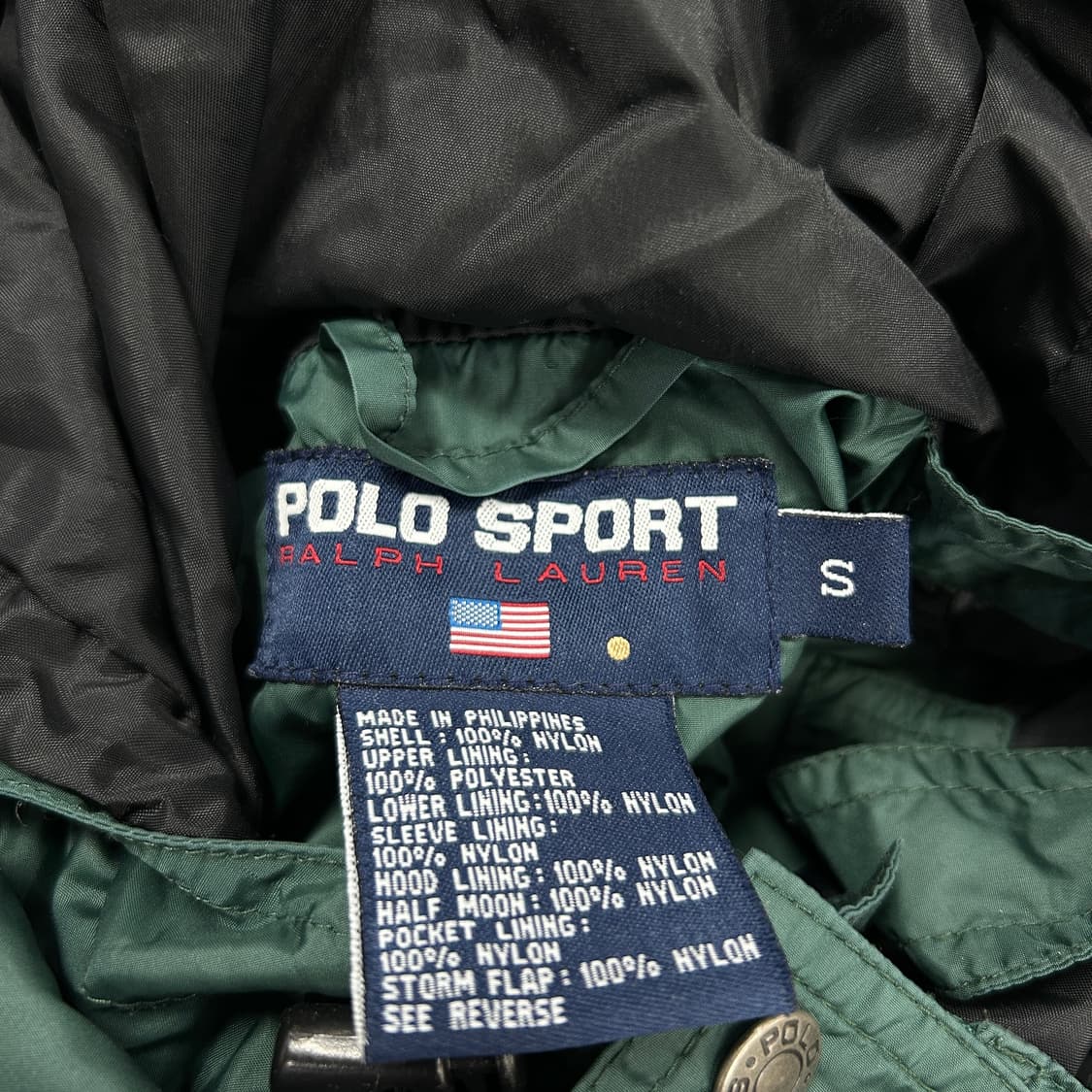 폴로스포츠 90s 나일론 야상 자켓(S) 상품이미지3