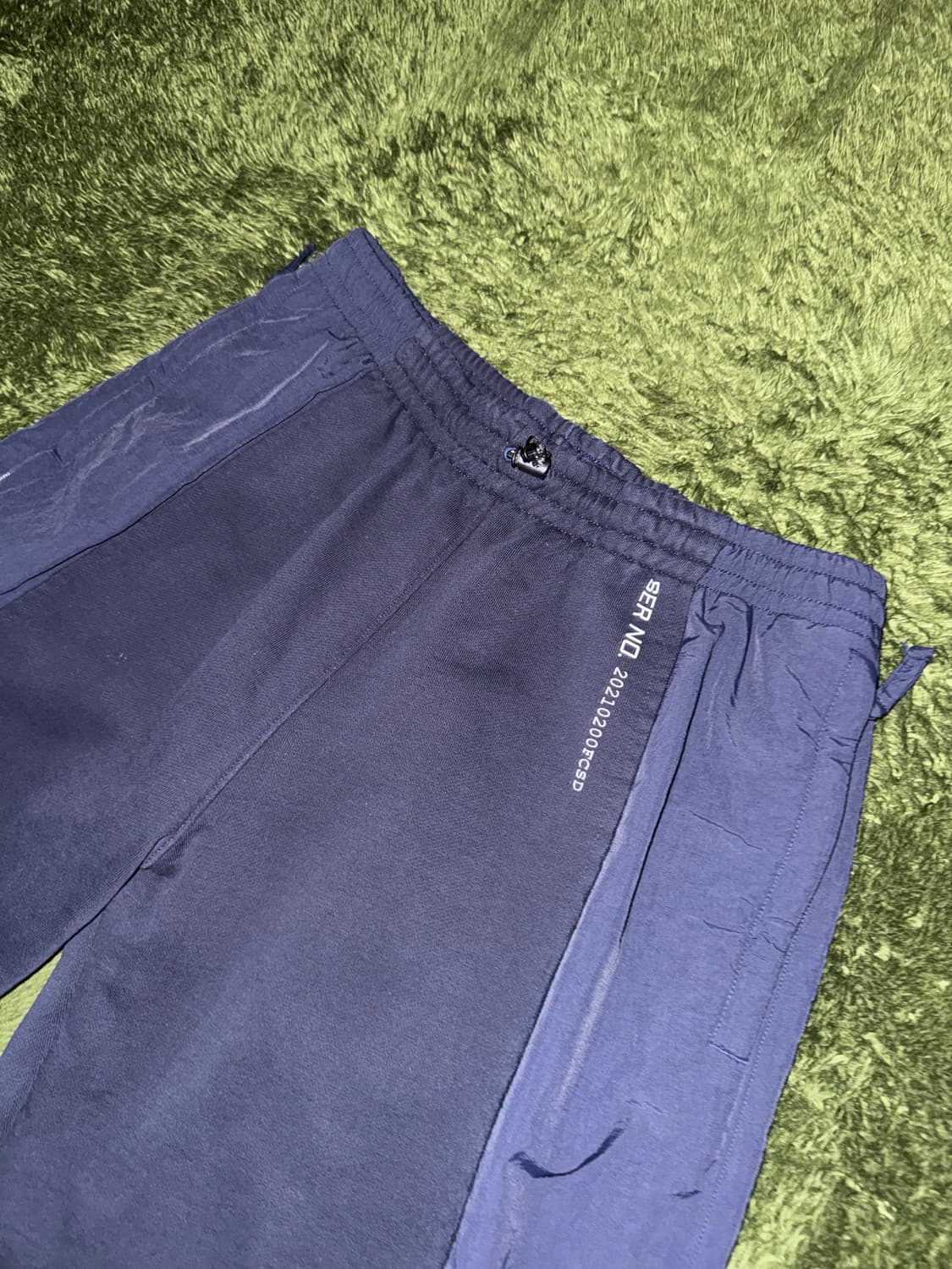 [L] Fetch 페치 선데이 패널 믹스 스웻 팬츠 네이비 상품이미지2