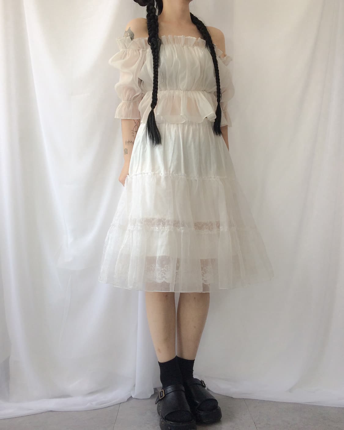 Shirring blouse top 상품이미지4