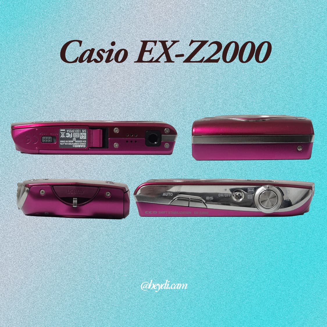 (로제, 모카, 아일릿) 미품급! 카시오 엑슬림 z2000 로즈핑크
 상품이미지2