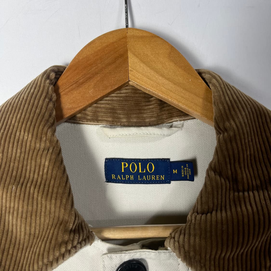 [POLO] 폴로랄프로렌 레터링 코듀로이 카라 코튼 맥코트 상품이미지6