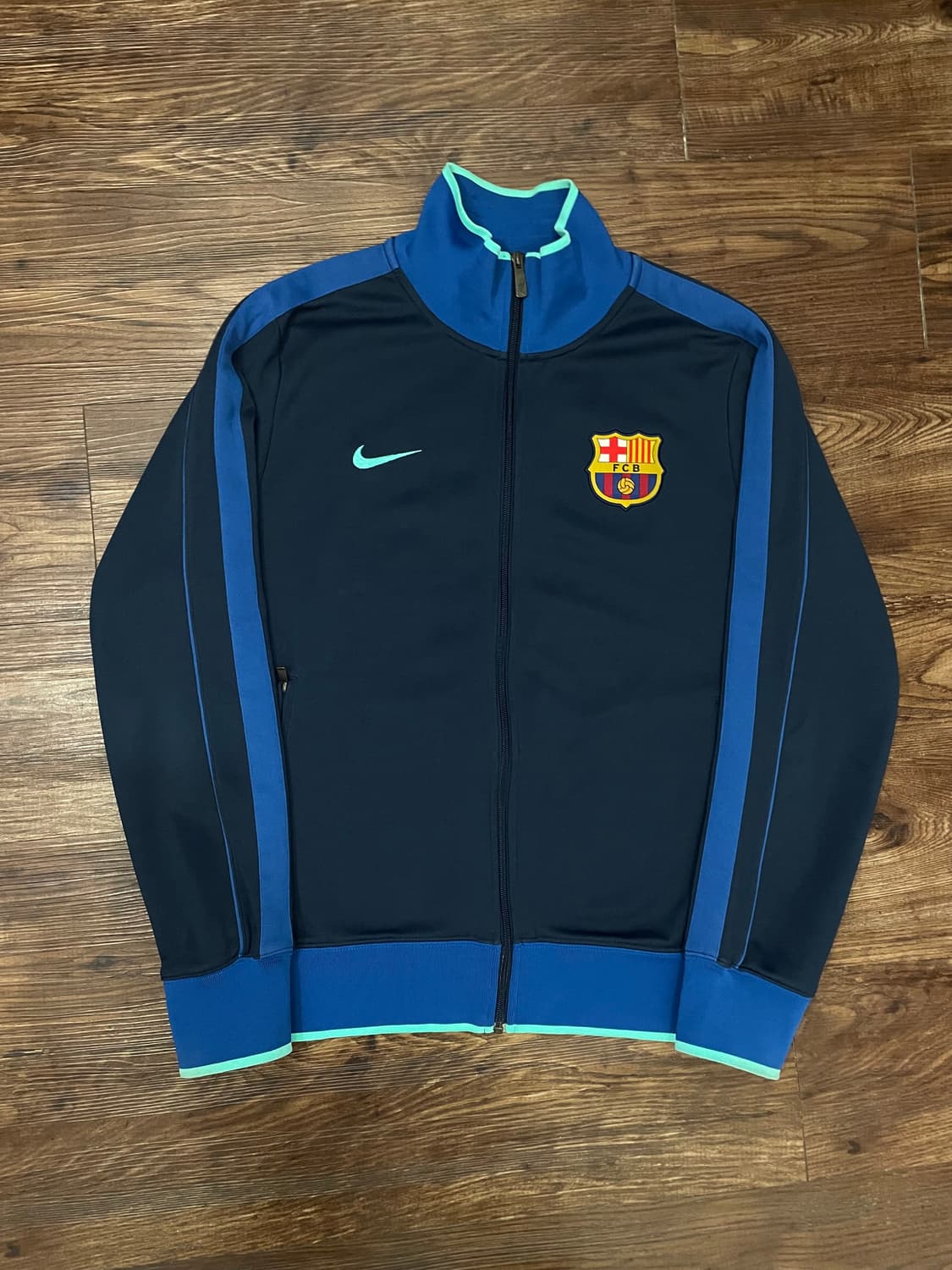 10-11 나이키 FC 바르셀로나 n98 트랙 자켓 져지 네이비 상품이미지3