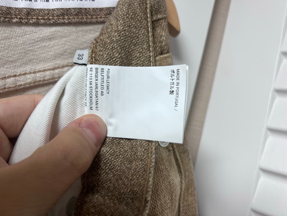 [33] 아워레가시 써드컷 샌드 데님 상품이미지6