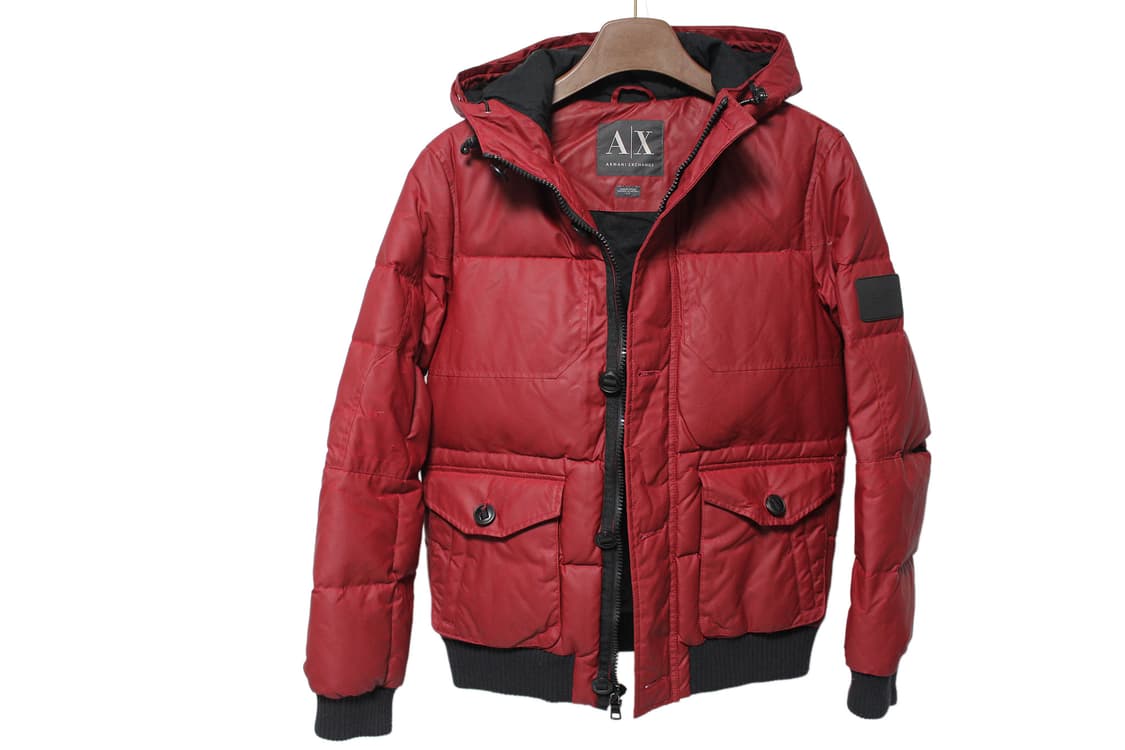1990s 아르마니익스체인지 아카이브 왁스드 푸퍼 패딩 자켓  상품이미지6