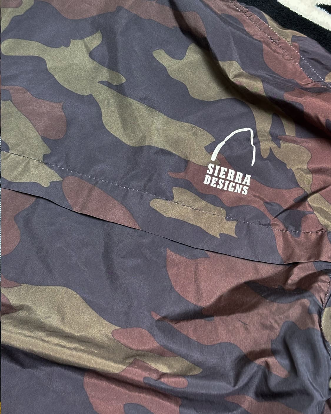 일본빈티지 SIERRA DESIGNS 카모 바람막이 자켓 상품이미지6