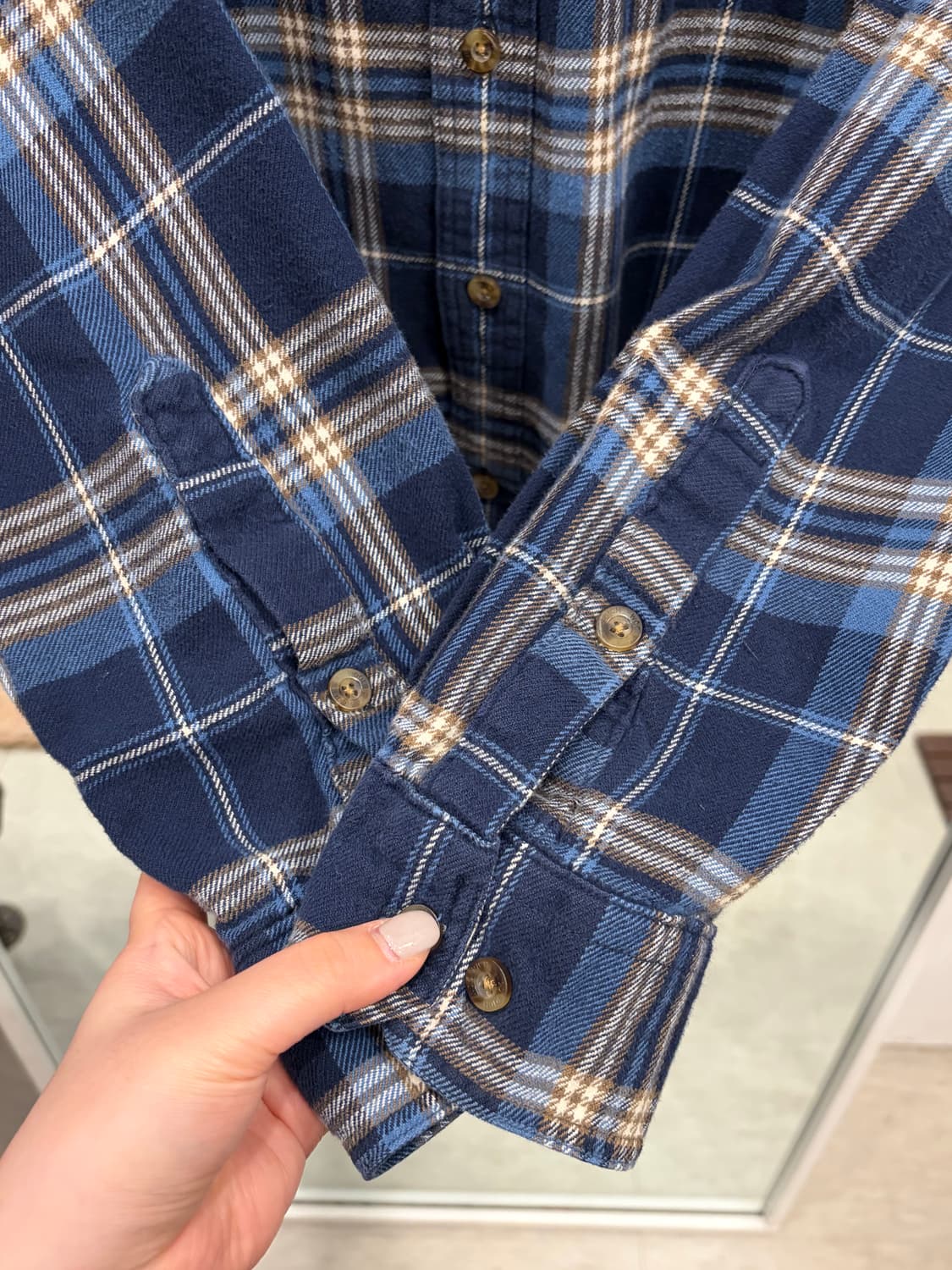 00s Woolrich 울리치 플란넬 체크 셔츠 상품이미지4