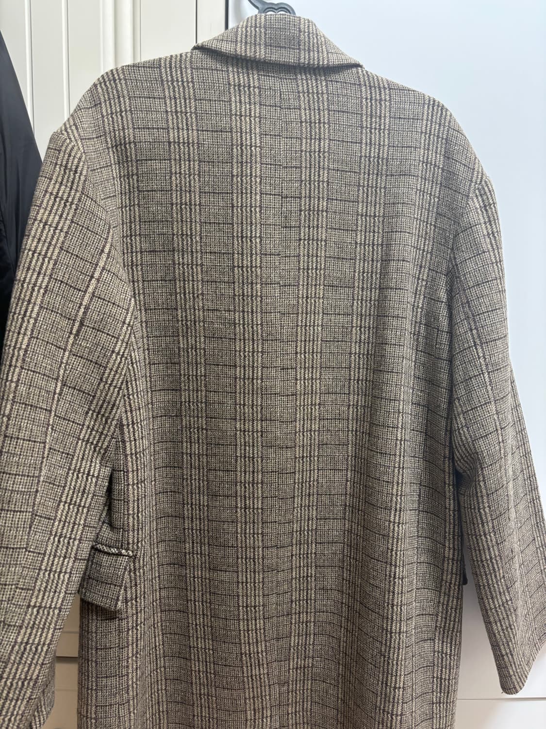 쥬크 체크 코트 상품이미지2