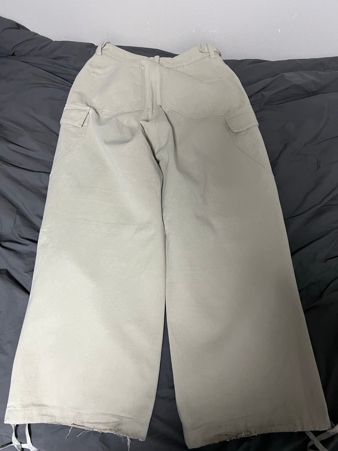 (2) 논노드 사이드 집 카고 팬츠 베이지 상품이미지2