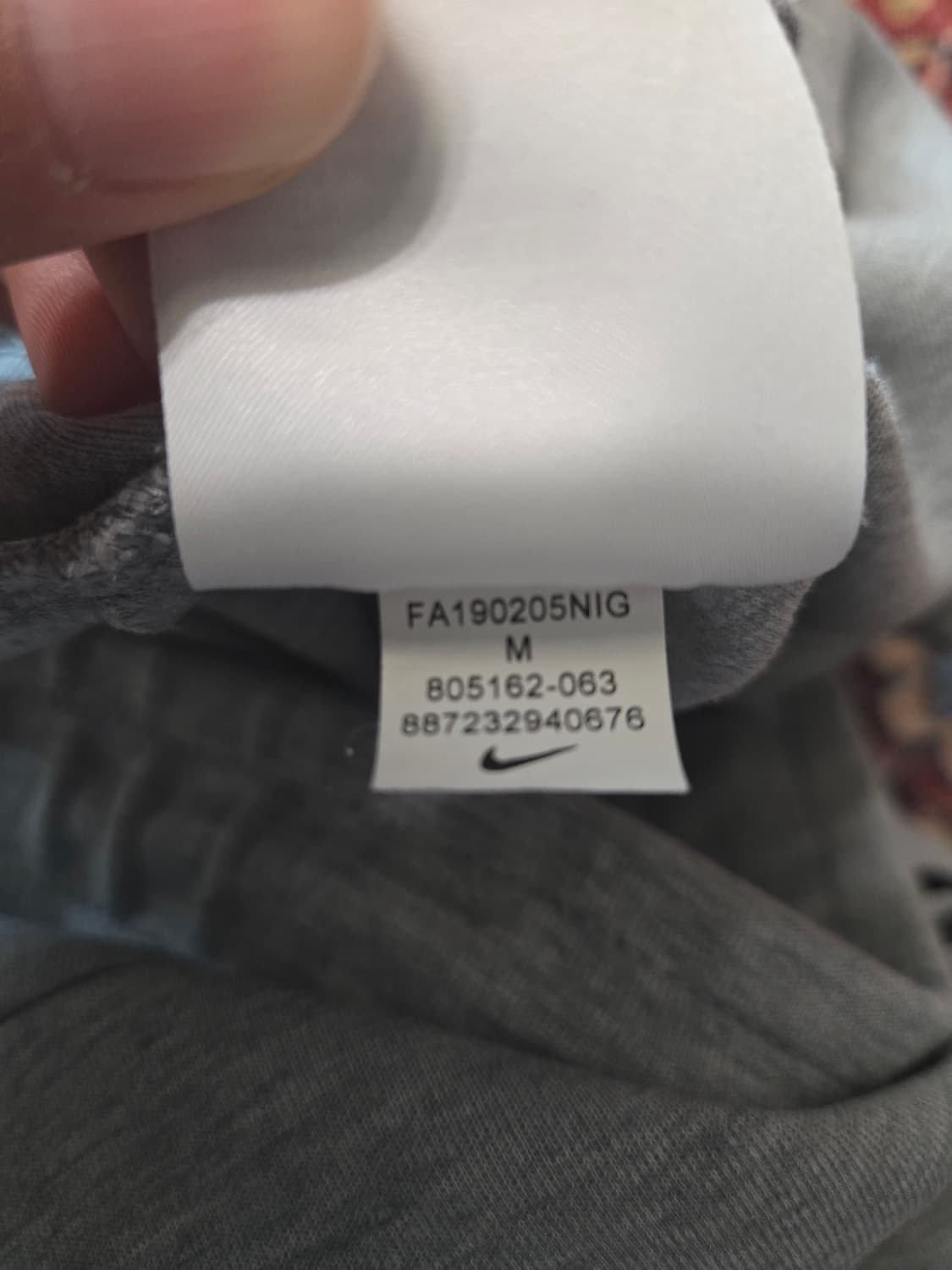 [M] 나이키 테크 플리스 조거 팬츠 그레이  상품이미지10