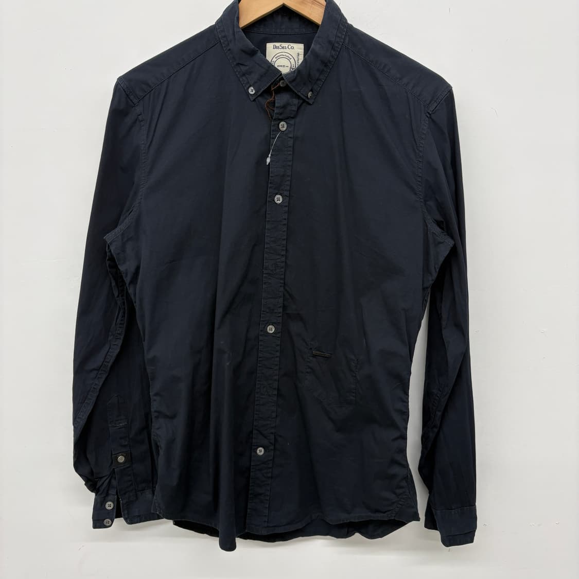 Diesel Co. 블랙 네이비 빈티지 셔츠 공용 M 상품이미지2