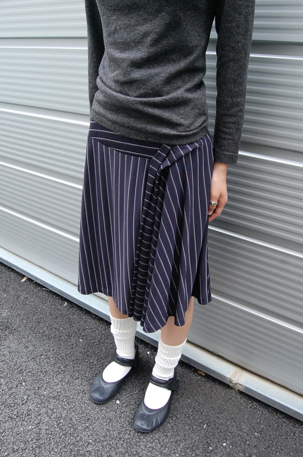Ballsey unbalance skirt 상품이미지1