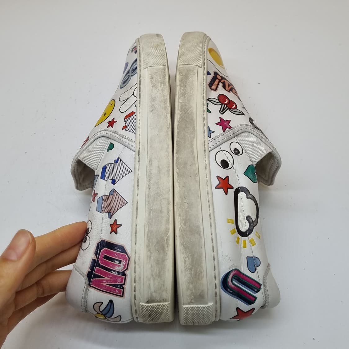 안야힌드마치 멀티스티커 여성슬립온240. 상품이미지5