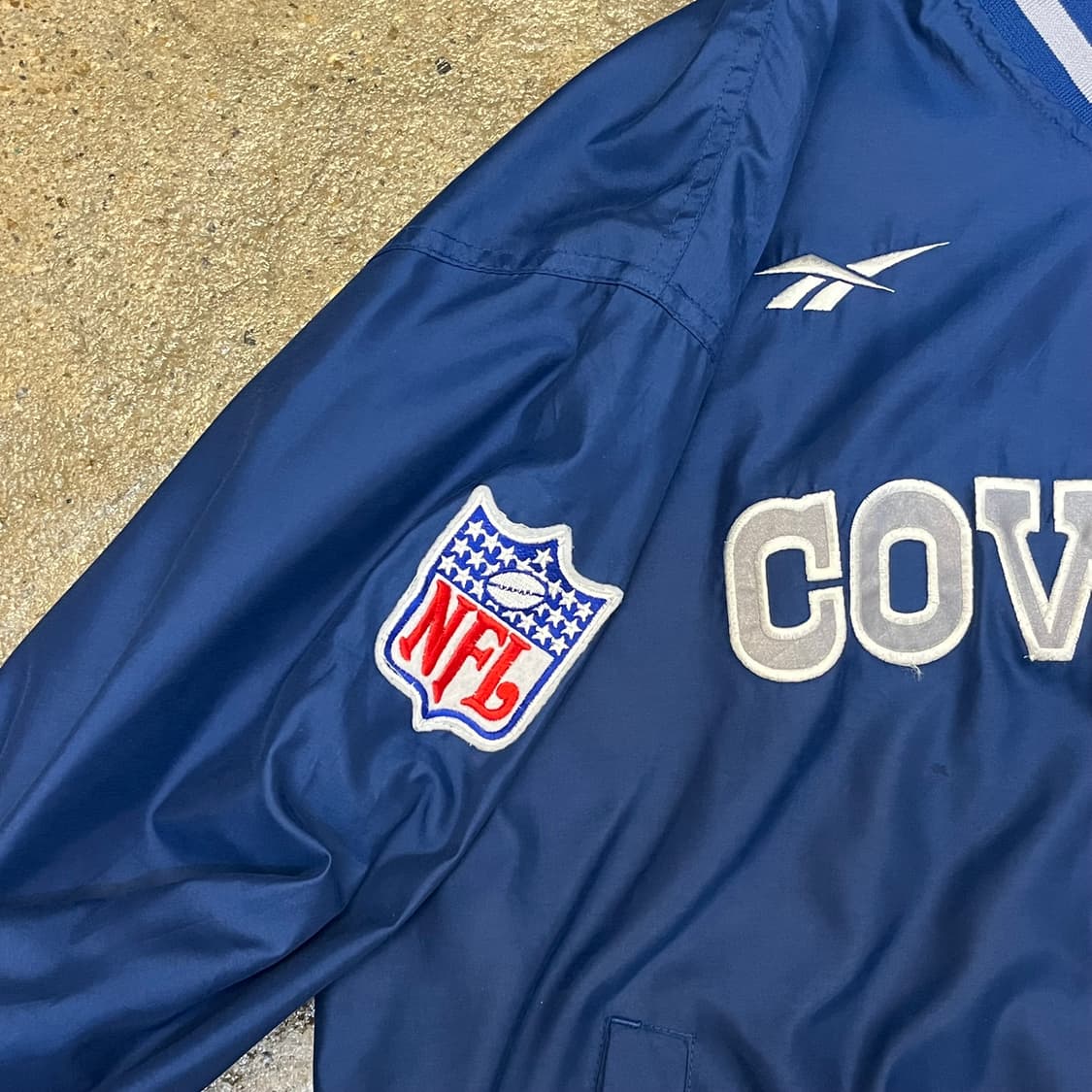 레어 미국 빈티지 NFL COWBOY 카우보이 풀오버 바람막이 상품이미지6