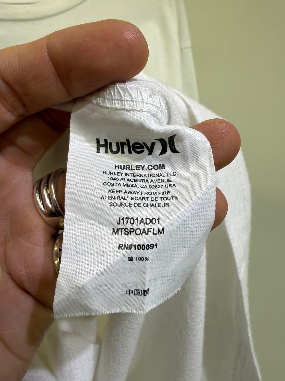 HURLEY 반팔 티셔츠  상품이미지6