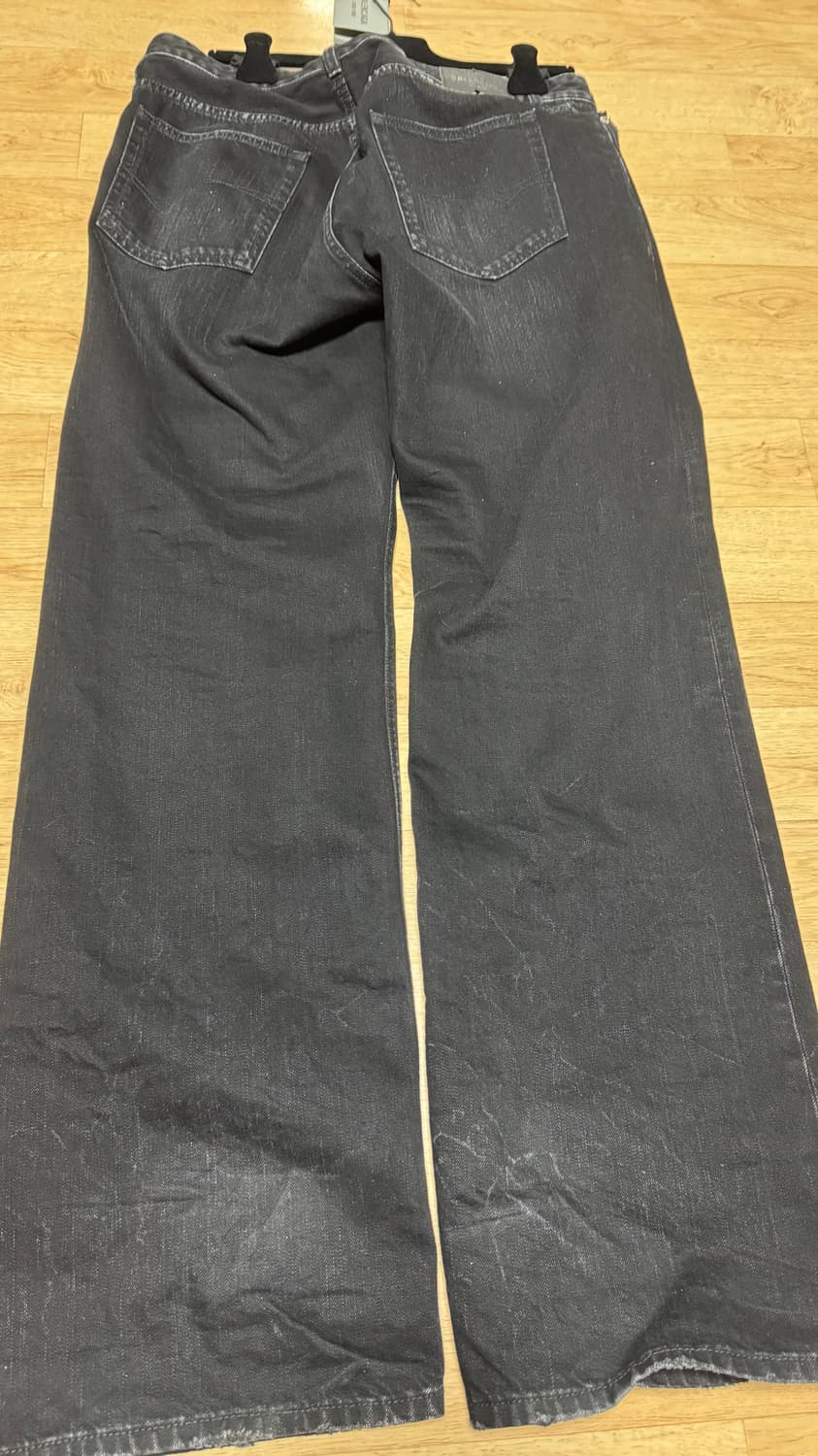 [30] 발렌시아가 릴렉스드 핏 팬츠 블랙 상품이미지3