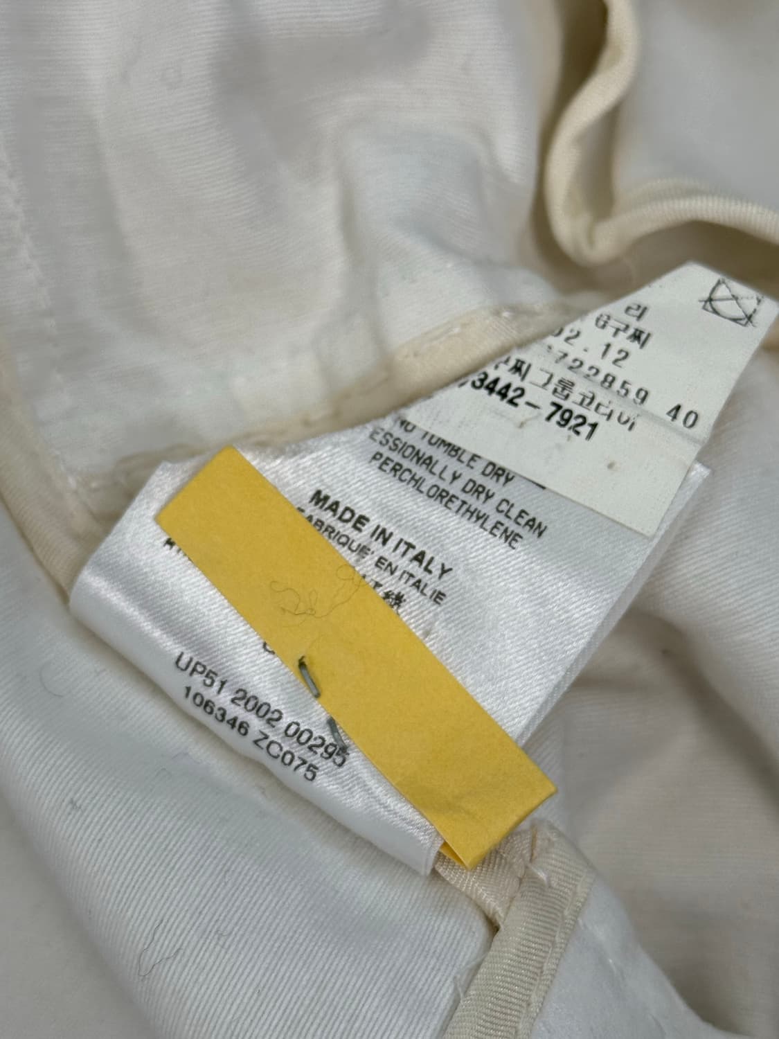 구찌 by 톰포드 크롭컷 화이트 블레이져 상품이미지10