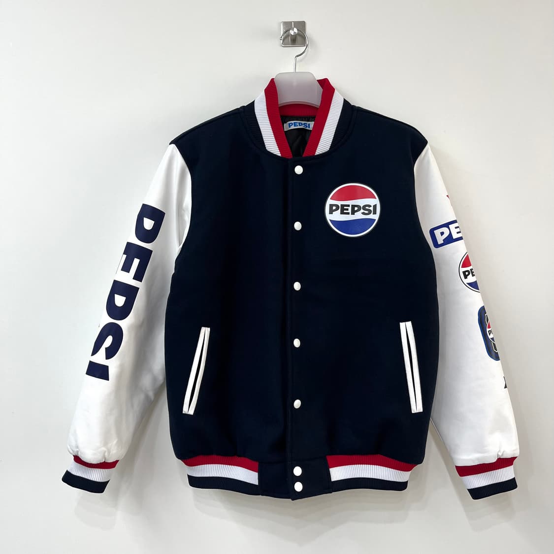 펩시 울 레더 바시티 자켓 상품이미지2