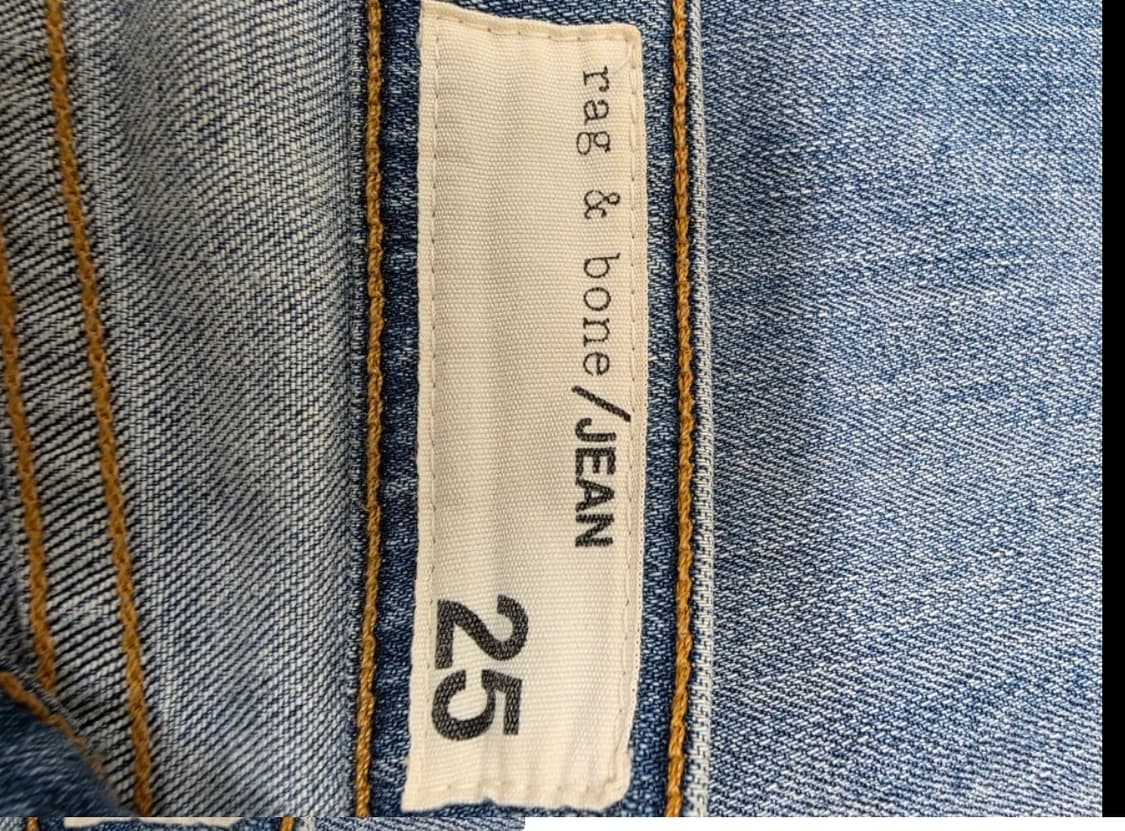 Rag&Bone 랙앤본 드레 캡 Capri진 팬츠 청바지 25.6 상품이미지6