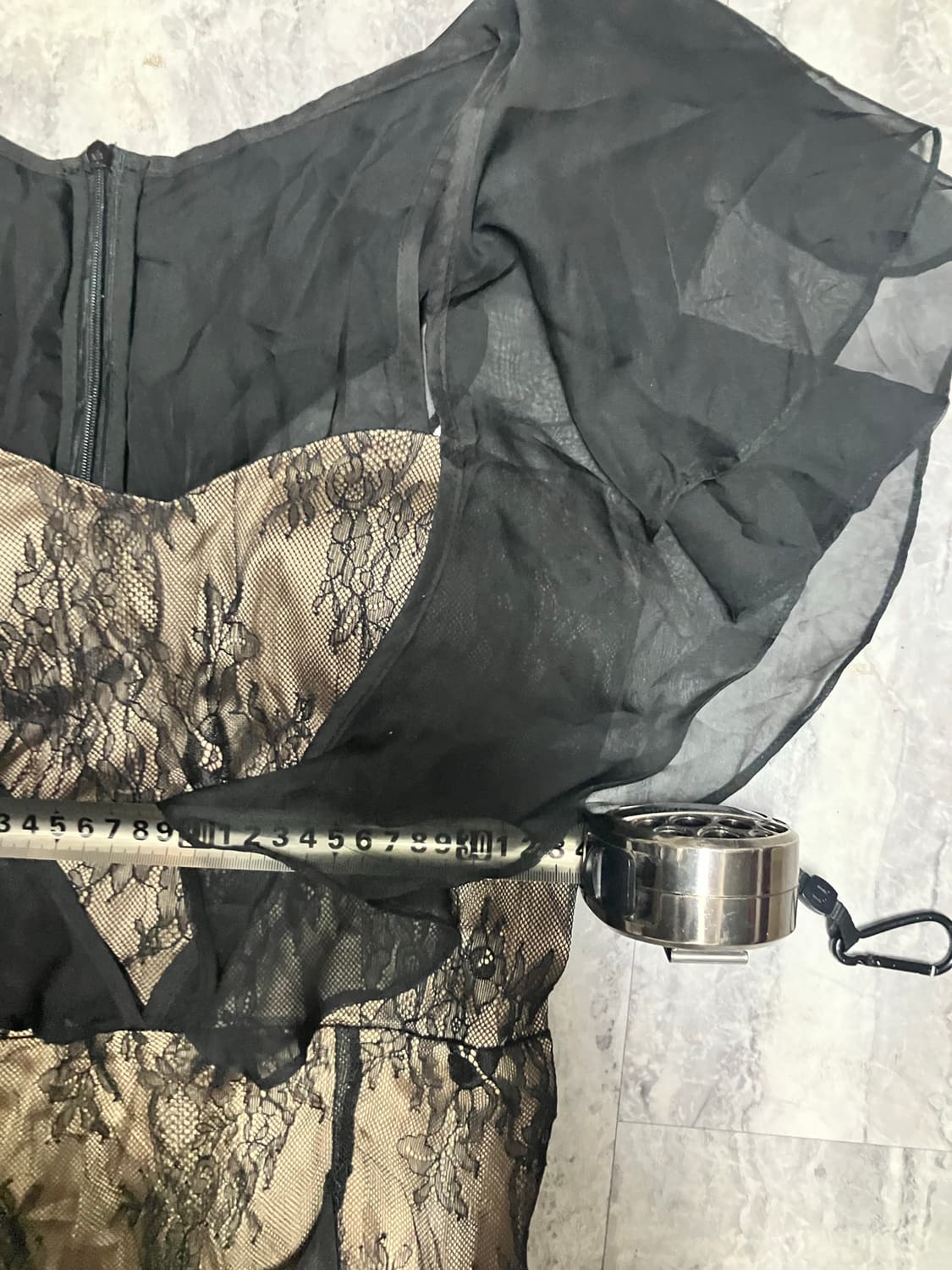 일본빈티지 초코라떼갸루 공주프린세스 퍼퓰럼 레이스원피스 상품이미지3