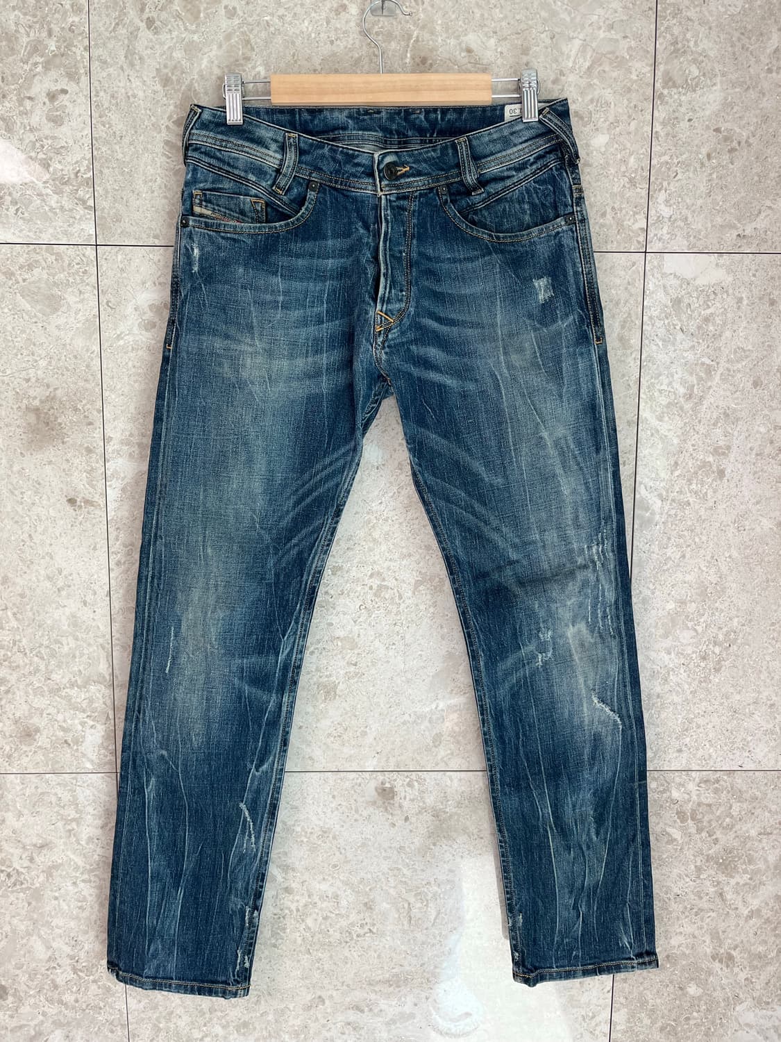 디젤 POIAK 워싱 스트레이트핏 데님 W30 상품이미지1