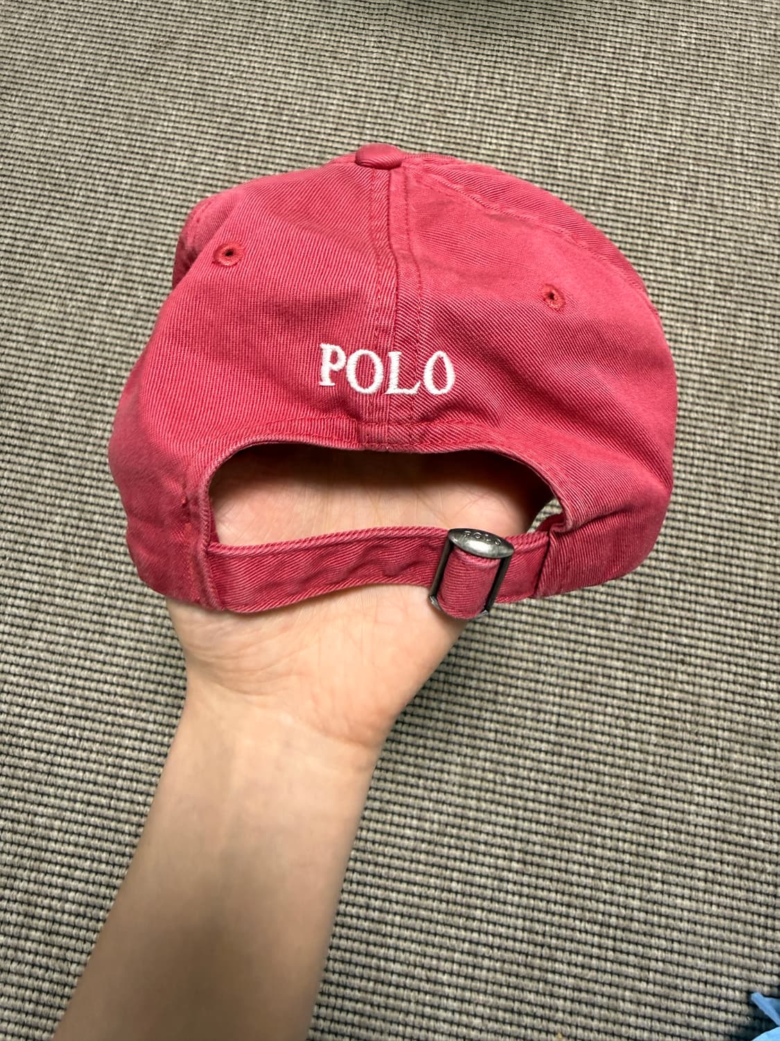 폴로 핑크 모자  상품이미지2