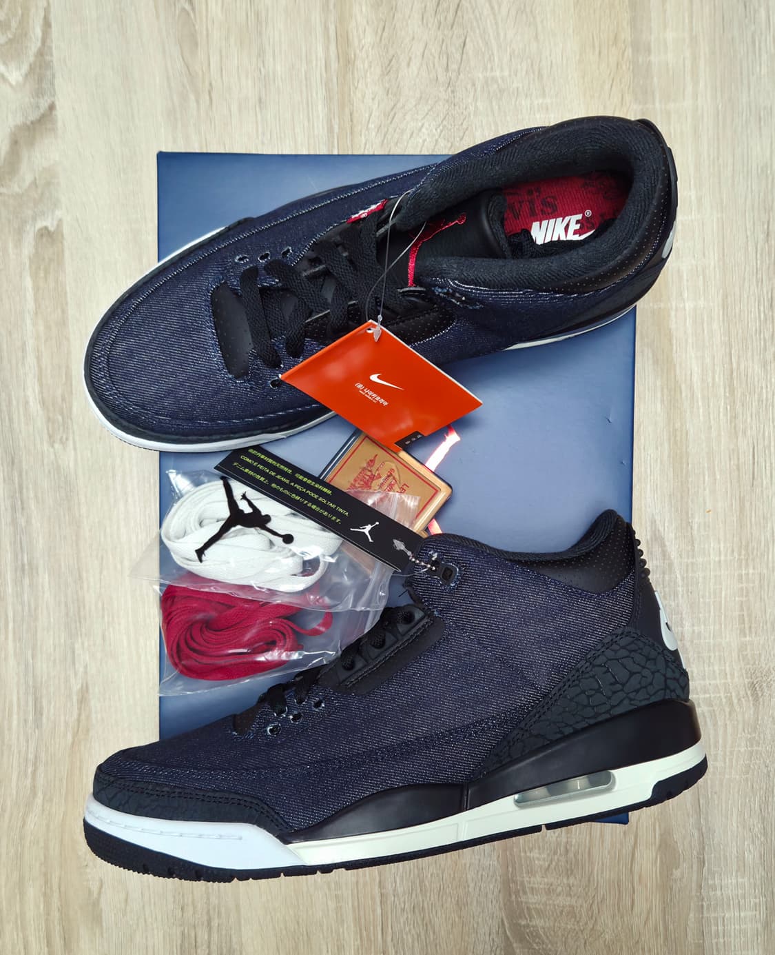 [275]조던3 리바이스 인디고 짐레드 상품이미지1