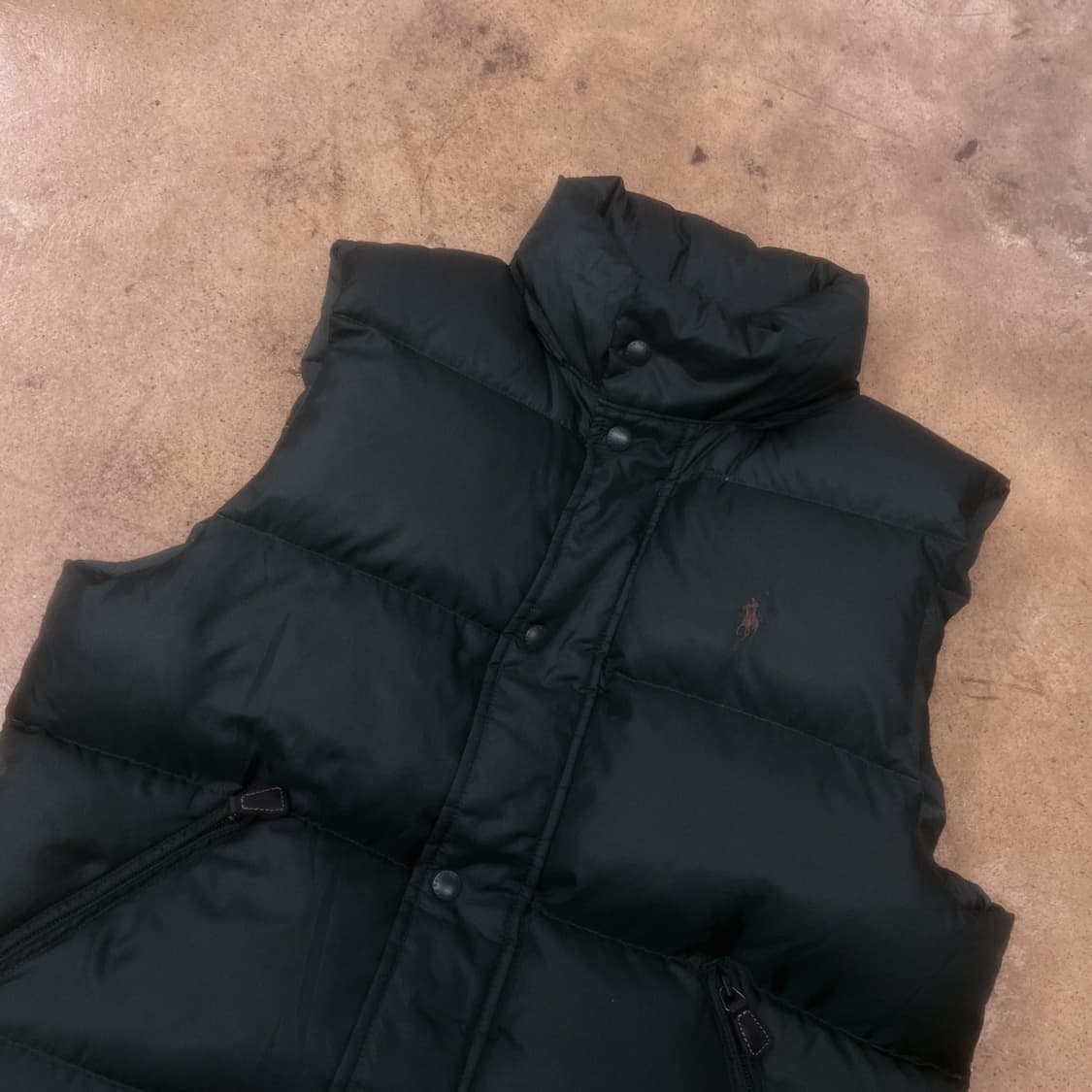 폴로 랄프로렌 딥그린 패딩조끼 상품이미지1