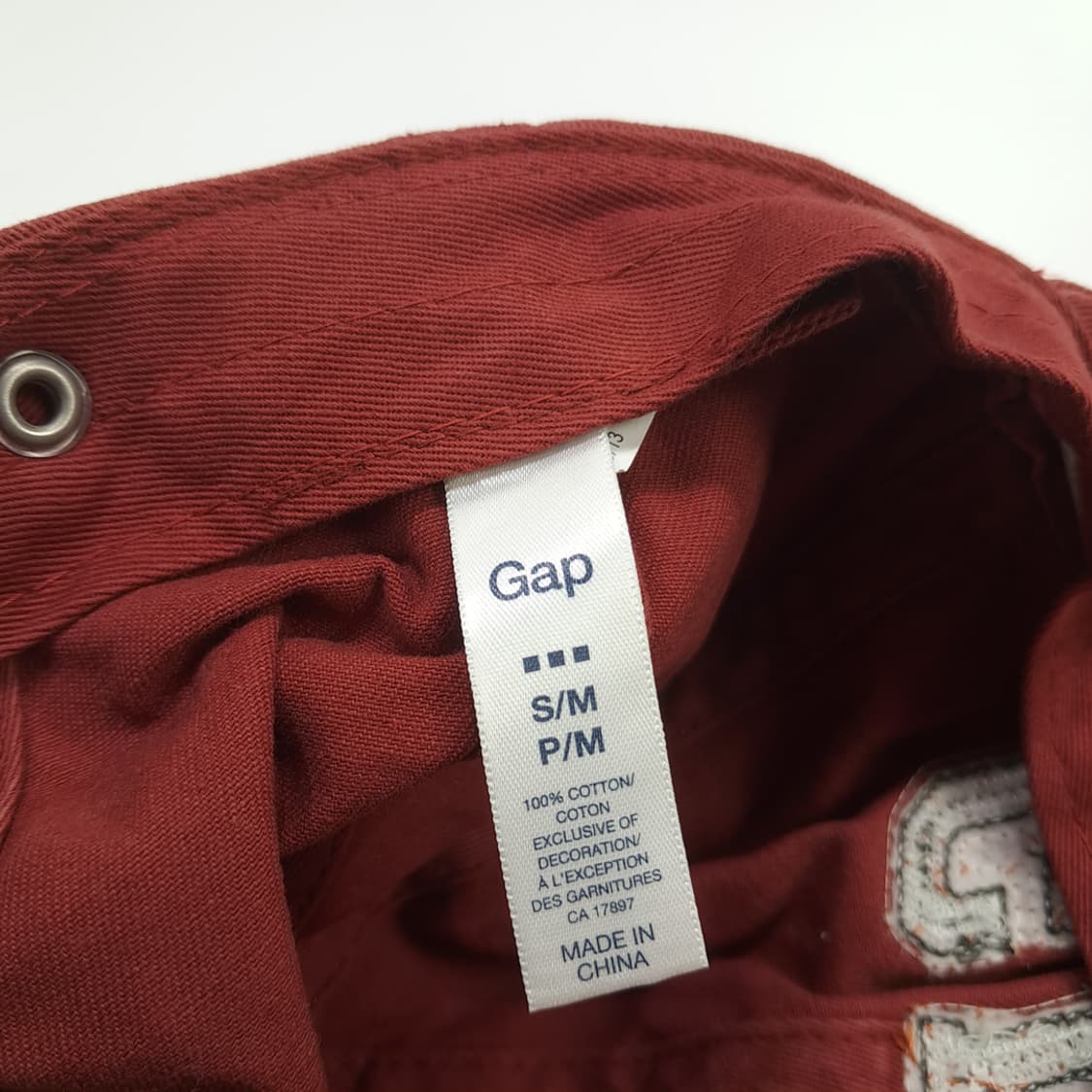 GAP 빈티지 레드 볼캡 P1469 상품이미지8