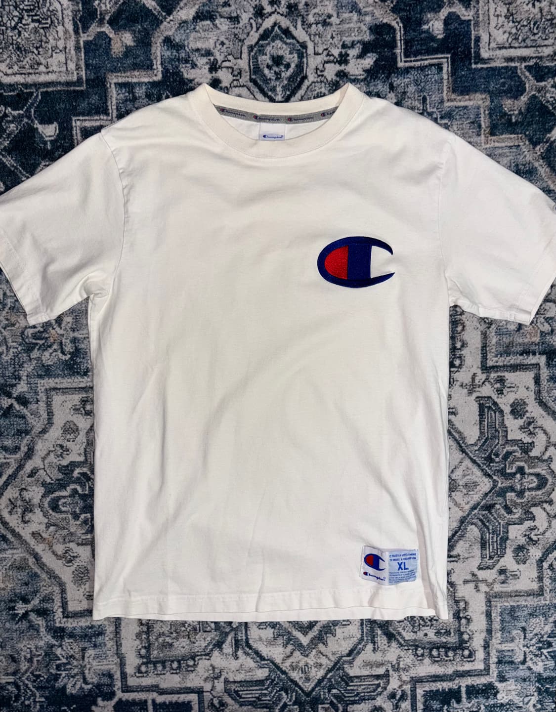 Champion 빅로고 올드스쿨 반팔 티셔츠 상품이미지1