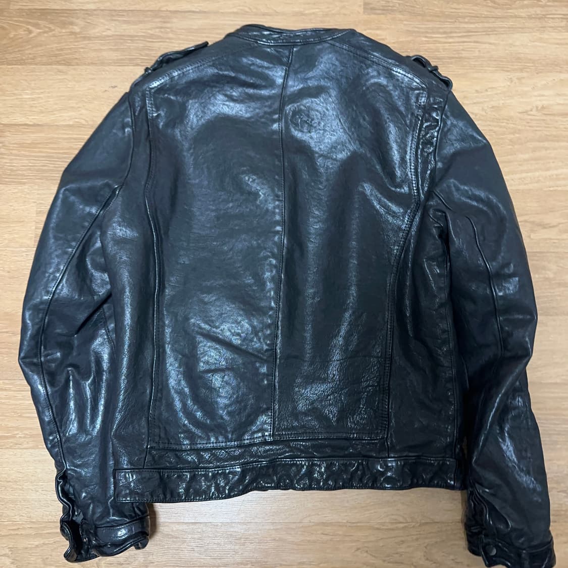 닐바렛 양가죽 라이더 자켓 상품이미지5